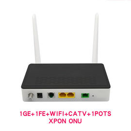 Συσκευή Gpon Onu Διαδίκτυο Fiberhome 1Ge+1Fe+Catv+Wifi + δοχεία με διπλό σύστημα λειτουργίας